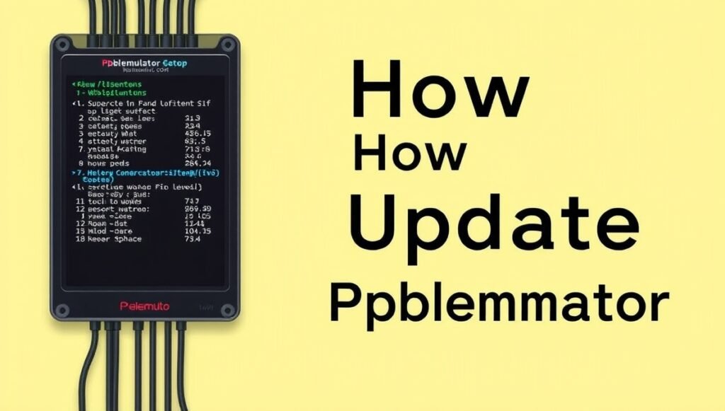 how to update pblemulator