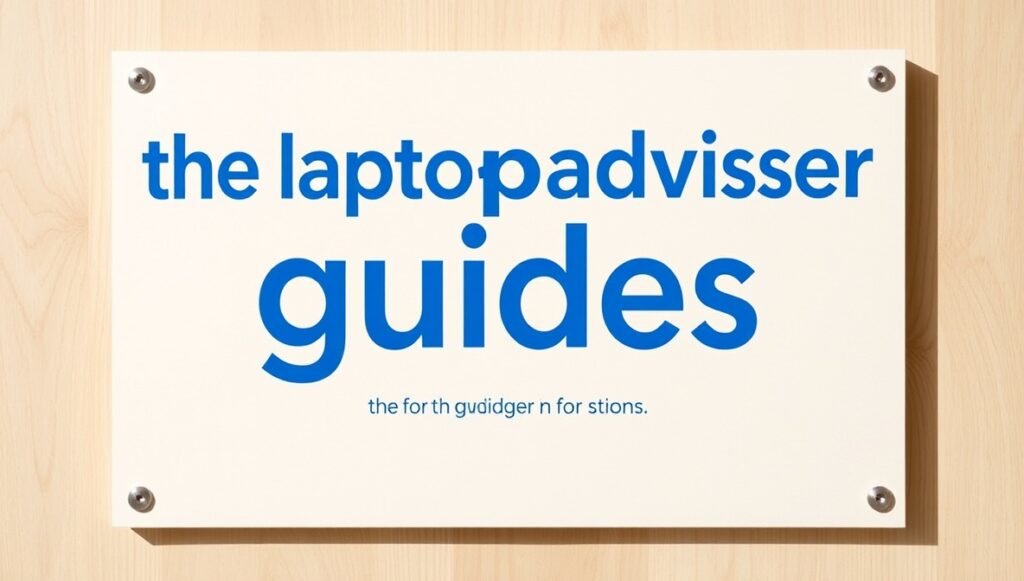 thelaptopadviser guides